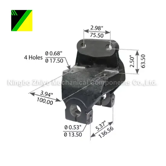 Din fontă ductilă spumă pierdută pentru turnare de investiții umeraș față